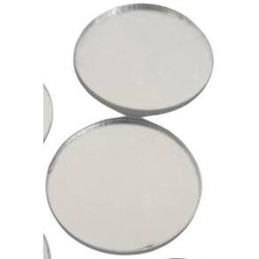 Kit 50 Peças Base Espelhada Redonda Artesanato Biscuit 2Cm