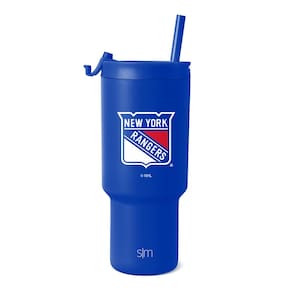 Copo Simple Modern NHL New York Rangers 900 ml em aço inoxidável