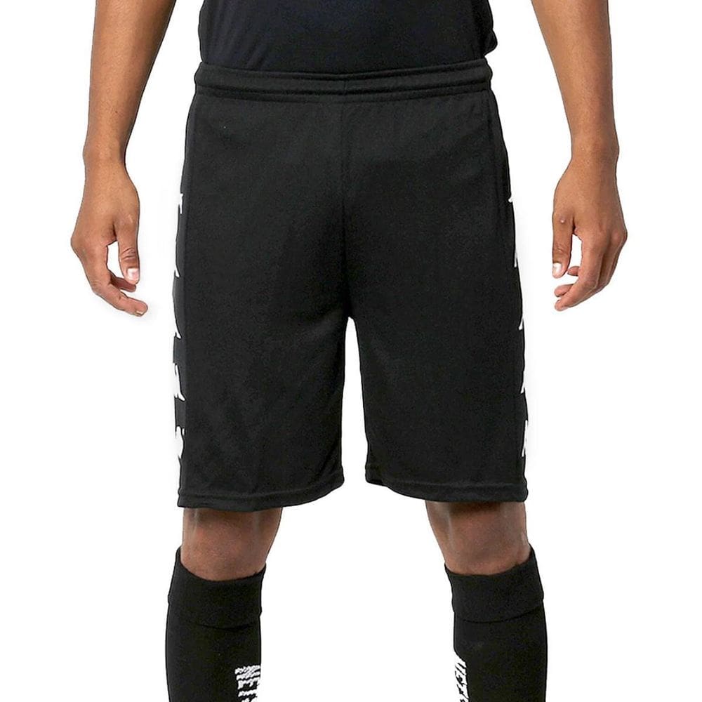Calção de Futebol Kappa Long Masculino - Preto