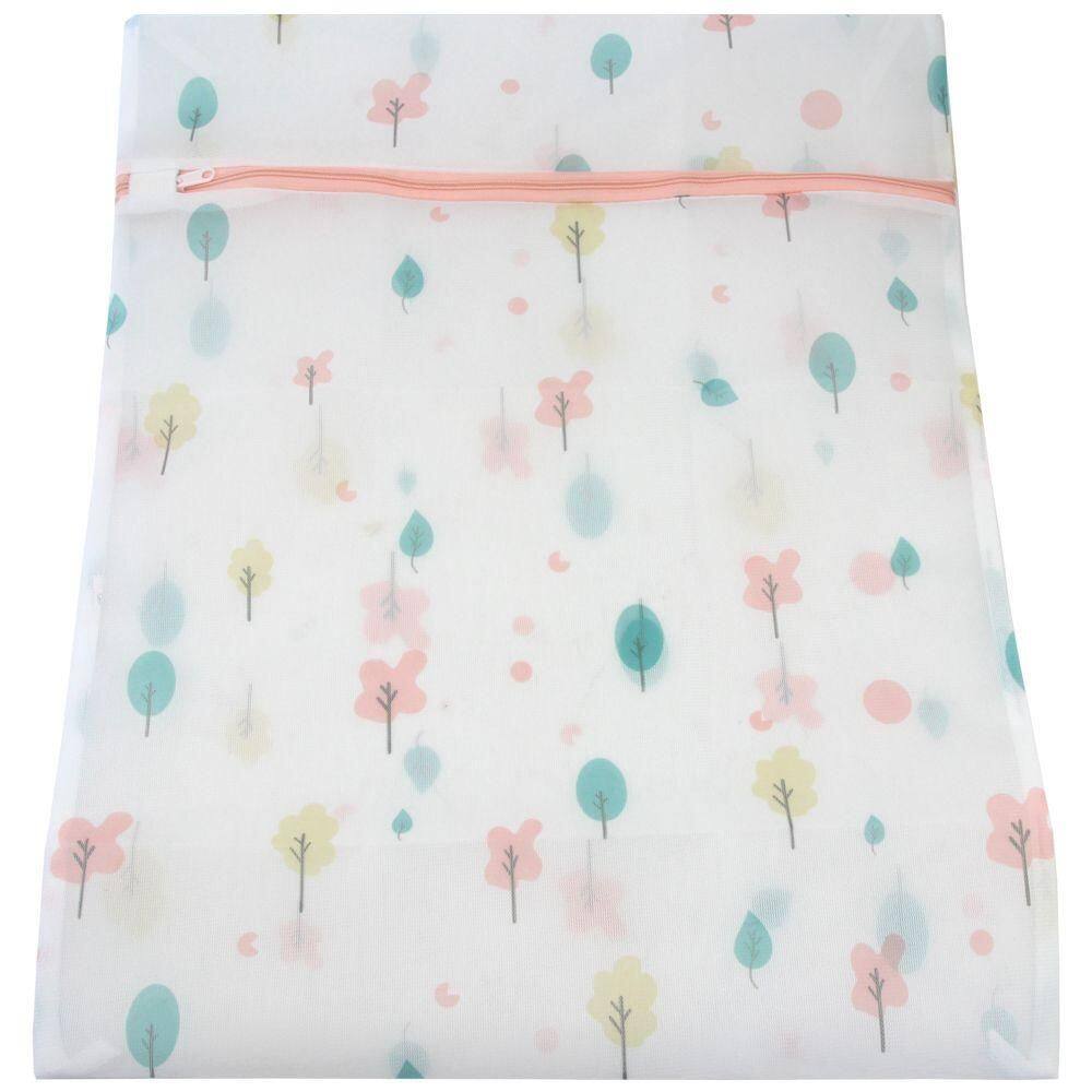 Kit 5 Sacos Para Lavar Roupas Delicadas Com Zíper 40x49 Cm