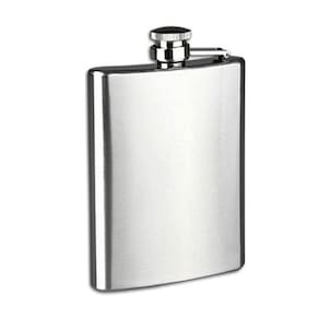 Cantil De Bolso Aço Inox 200ml - Bebidas Destiladas