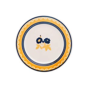 Prato Para Sobremesa De Cerâmica Donna Giardino 18Cm Oxford