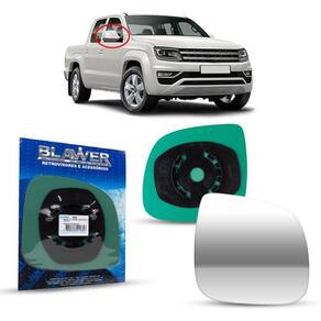 Lente Retrovisor Com Base Amarok 09-18 Lado Direito
