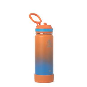 Garrafa de água Takeya Actives em aço inoxidável 530mL com canudo