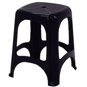 Banqueta Tramontina Niterói ECO em Polipropileno Preto 45cm 92411009