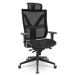 Cadeira Darix X+ Tela Sincron Braço 3D Em Pu Plaxme Nacional