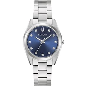 Relógio Bulova 30Mm Feminino Surveyor 96P229 Diamantes