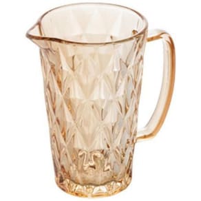 Jarra De Vidro Diamond Ambar Metalizado 1L - Lyor