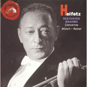CD Heifetz: concertos de Beethoven e Brahms - Jascha Heifetz