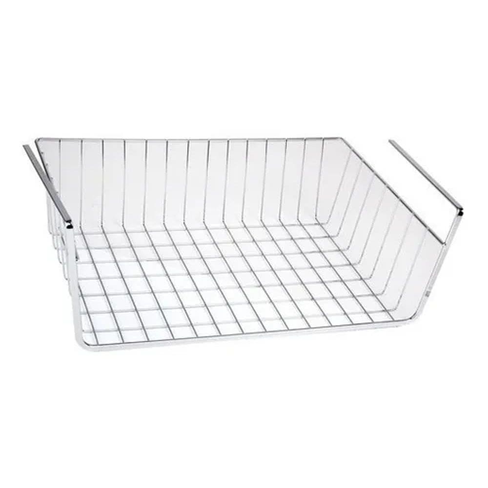 Cesto Aramado De Metal Para Prateleira