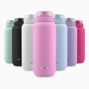 Garrafa de água Ello Cooper em aço inoxidável 946mL com canudo