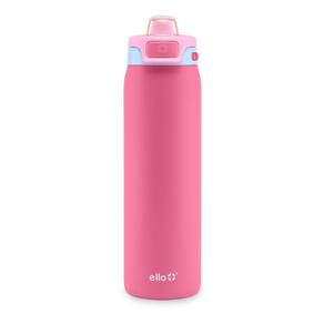 Garrafa de água Ello Pop & Fill 650 ml de aço inoxidável Cherry