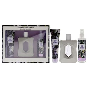 Perfume Ariana Grande God Is A Woman for Women, conjunto de presente de 3 peças