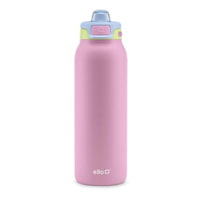 Garrafa de água Ello Pop & Fill 946 ml em aço inoxidável Rosy Skyline