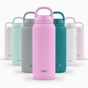 Garrafa de Água Ello Cooper Twist em Aço Inoxidável 946mL Rosa