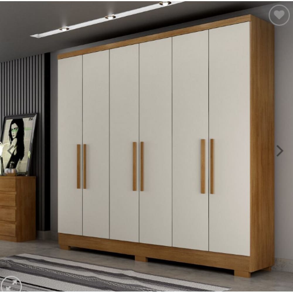 Guarda Roupa Milly 6 Portas - Novo Horizonte