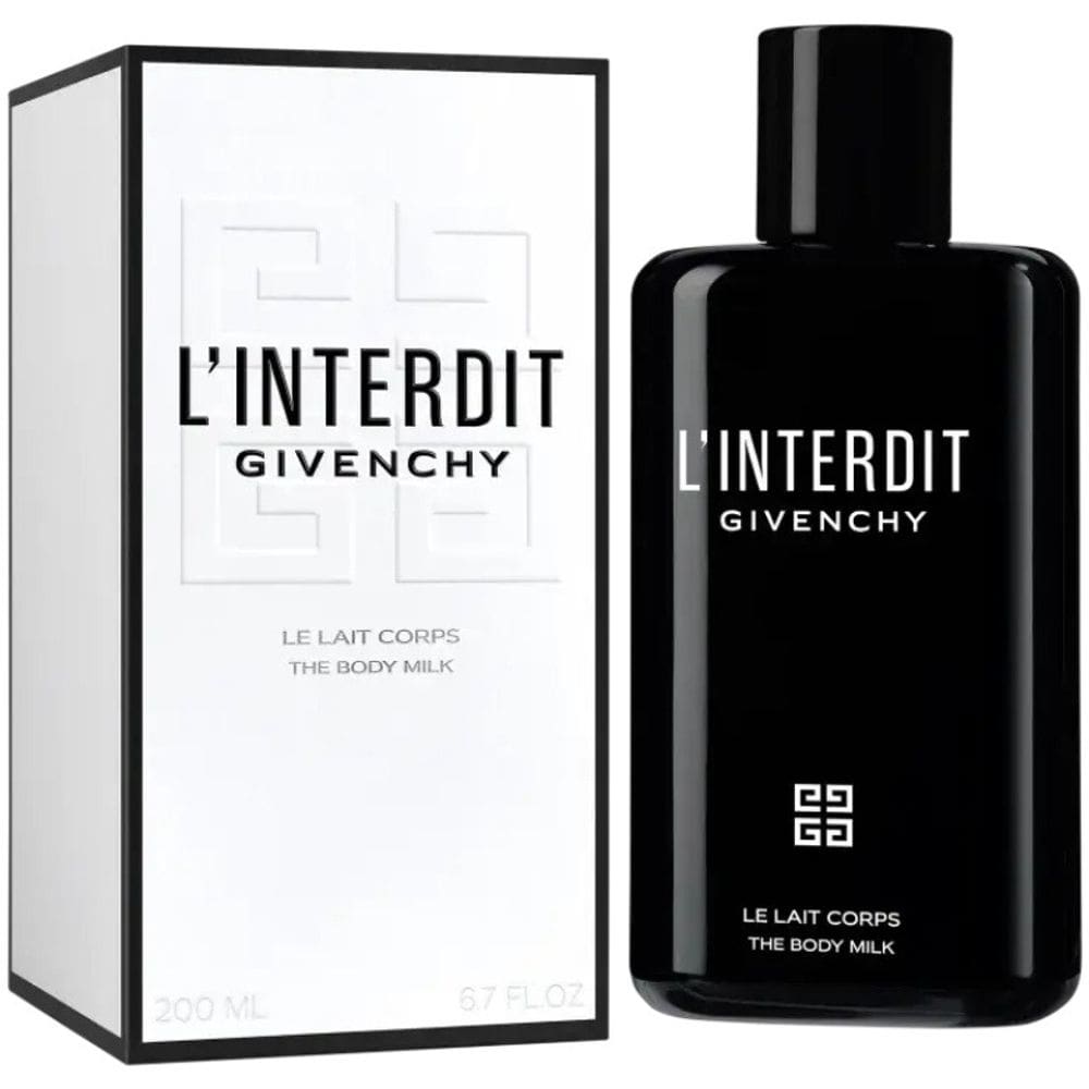 Hidratante corporal feminino L`interdit Givenchy body milk 200ml (Nova embalagem)