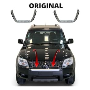 Par De Friso Grade Diant Pajero Tr4 09 Em Diante Lado E/D