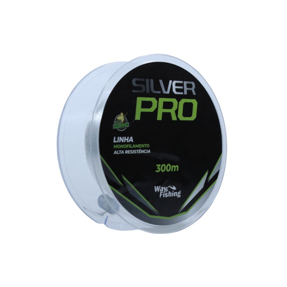 Linha Pesca Way Fishing Silver Pro Estilo Goiano Mono 300 metros Transparente