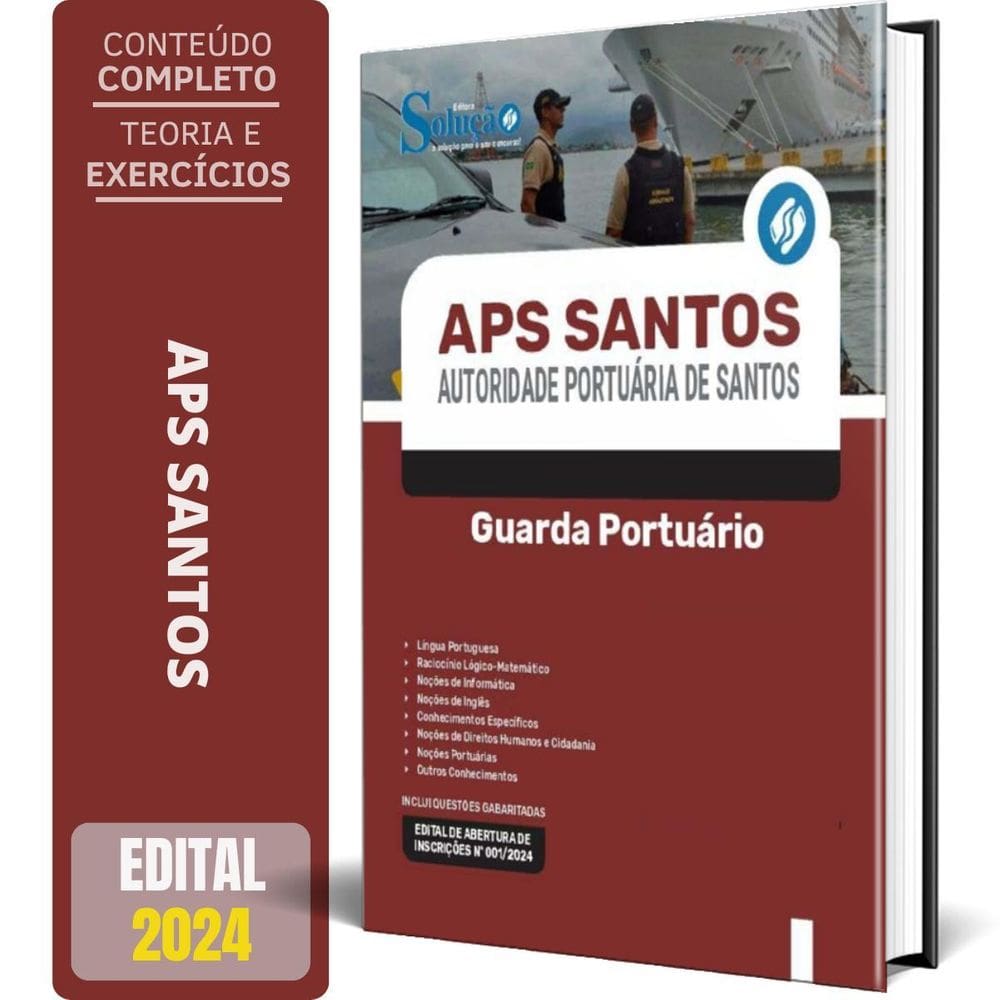 Apostila Aps Santos 2024 - Guarda Portuário