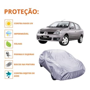 Capa Cobrir Carro Renault Clio Sedan Proteção Impermeável