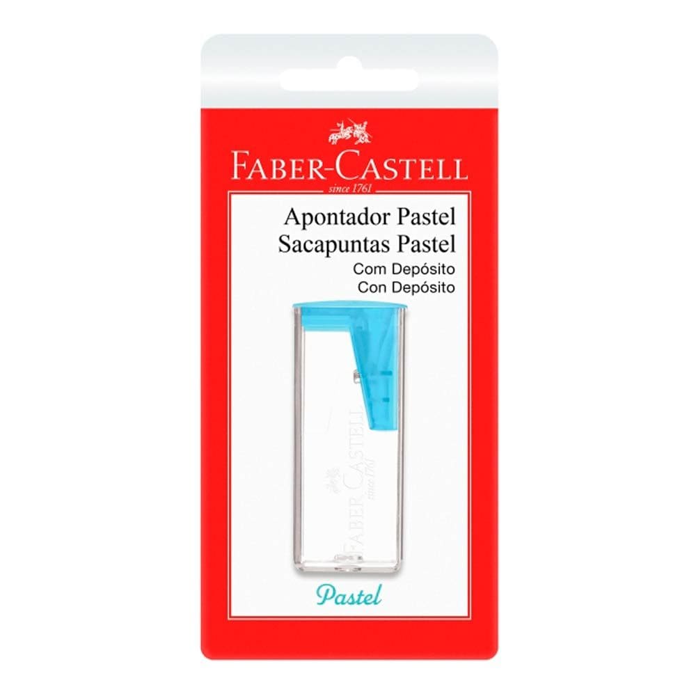 Apontador com Deposito Tons Pasteis Faber Castell - Itens Variados