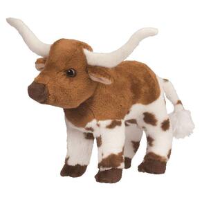 Bicho de pelúcia Douglas Zeb Texas Longhorn Bull Plush 15cm