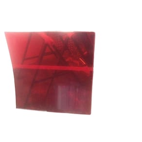 Ch. Acrilica Vermelho Fluorescente 50Cm X 50Cm Esp.De 3,0Mm