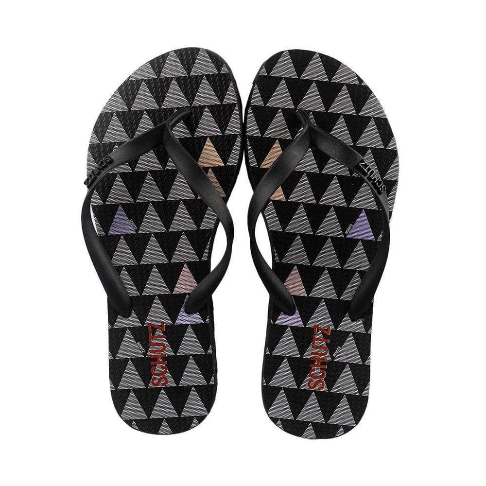 Chinelo Schutz Jellys Estampado Bico Redondo