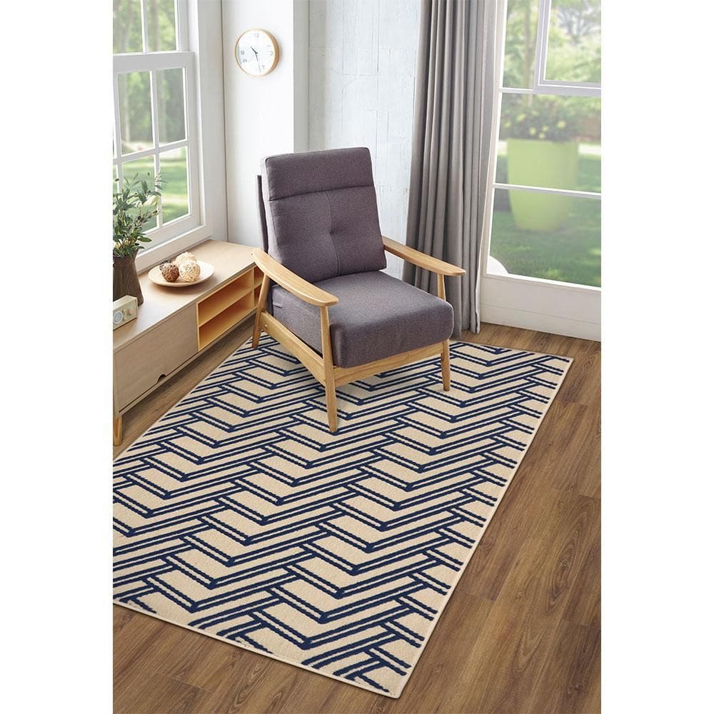 Tapete Art Design Azul Cobalto 100x150cm Tapetes São Carlos