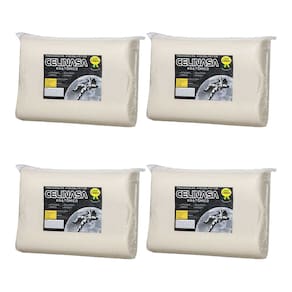 Kit 4 Travesseiro Espuma Viscoelástica Revestimento Poliéster e Algodão Antialérgico - Celinasa