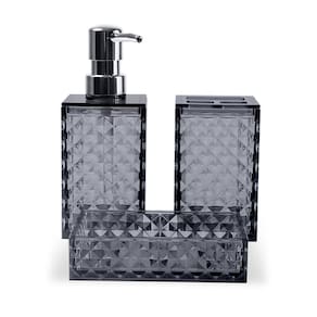 Conjunto Banho 3 Peças Fumê Classic Brinox
