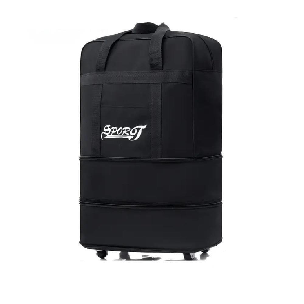 Bolsa Mala Viagem Sacola Expansivel Compras Sacoleira Gigante Mochila Grande Com Rodinhas Impermeavel