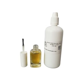 Kit Cola Spirit Gum Verniz 10Ml E Removedor 100Ml