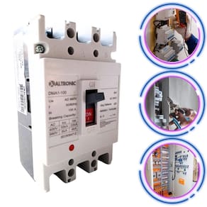 Disjuntor Caixa Moldada Tripolar 100A Altronic