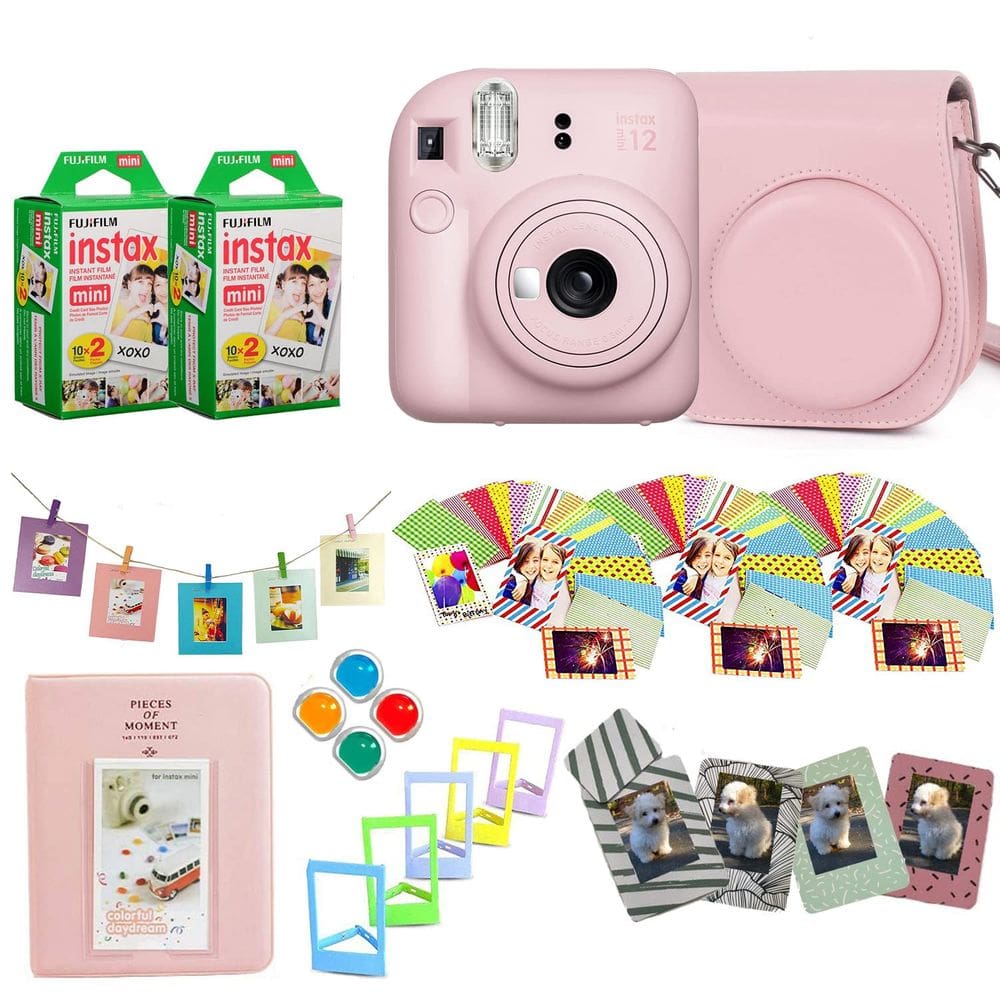 Pacote de acessórios para câmera instantânea Fujifilm Instax Mini 12 +