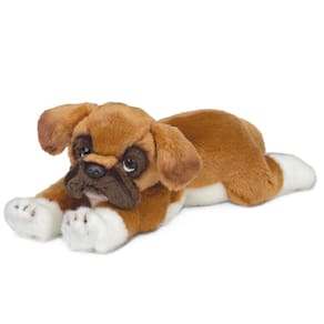 Bicho de pelúcia Bearington Roscoe Boxer Dog 38cm
