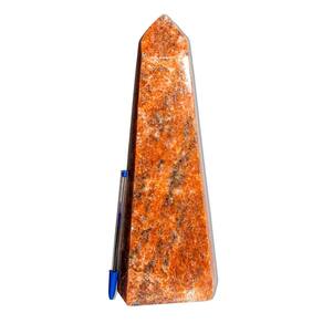 Ponta Calcita Laranja Pedra Natural 31,5cm 3,8kg Classe B