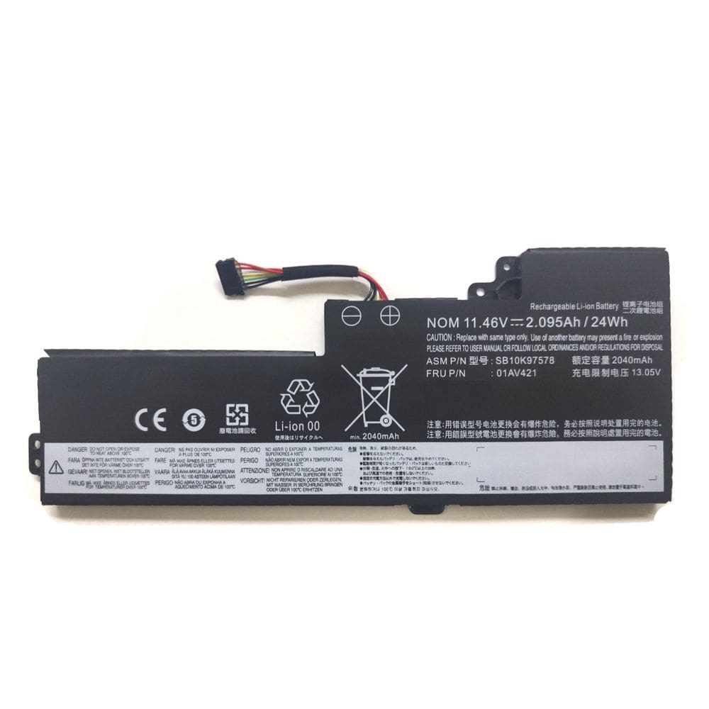 Bateria compativel para lenovo tp25, t470, t480 01av489 01av421