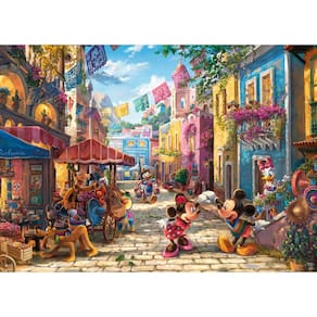 Quebra-cabeça Ceaco Thomas Kinkade Disney Mickey Minnie 1000 unidades
