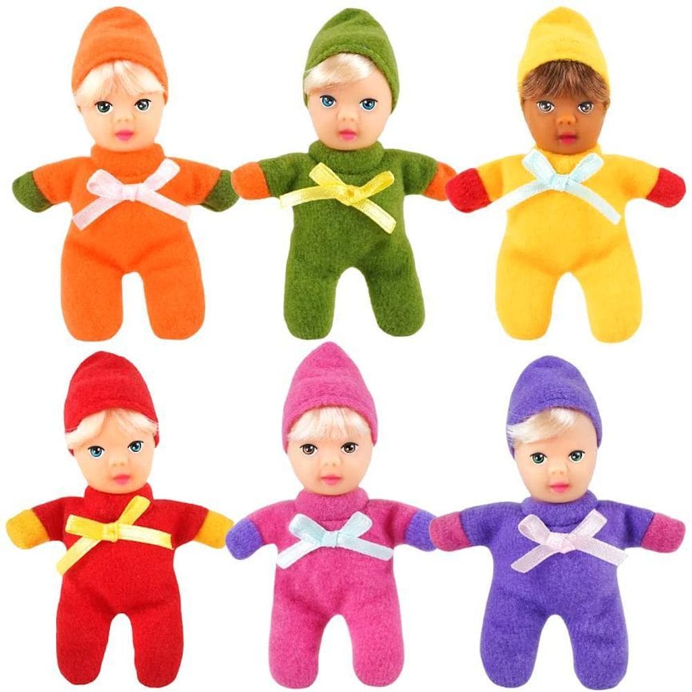 Boneca Fofolete Coleção Completa Kit 6 Bebezinhas Estrela