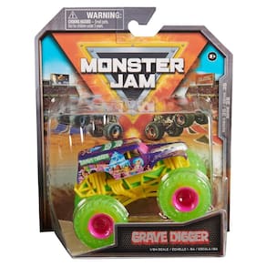 Coveiro oficial Diecast Truck Monster Jam 2024 em escala 1:64