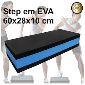 Step Eva Academia Ginastica Aeróbica Fitness 60Cmx28Cmx10Cm