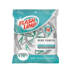 Varal Mini Redondo FlashLimp Pendurar Peças