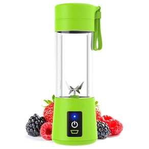 Mini Liquidificador Mixer Juice Cup Portatil 320ml USB 6 Lâminas - Juicer - Verde