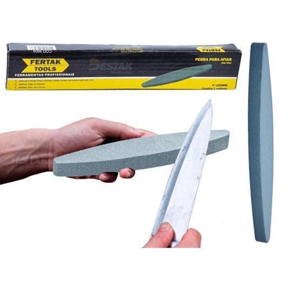 Pedra Para Afiar Tipo Canoa 9 225Mm - Fertak Tools