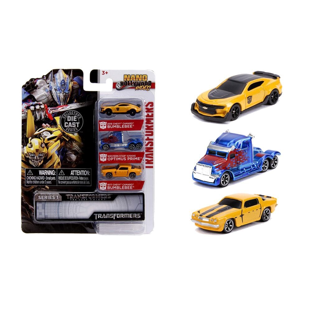 Veículos fundidos sob pressão Jada Toys Transformers Nano Hollywood Rides