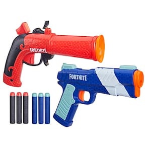 Pacote duplo NERF Fortnite com 2 lançadores e 6 dardos Elite