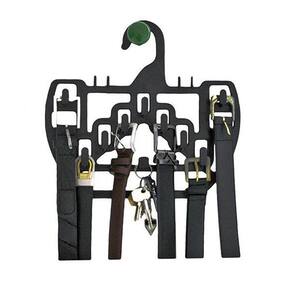 Kit 2 Cabide Pendura Tudo Preto 10 Ganchos Secalux