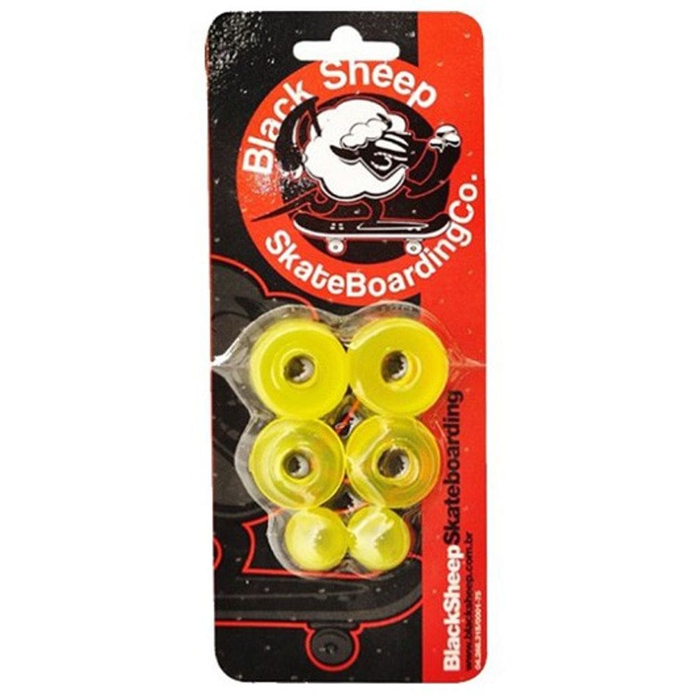 Jogo de Amortecedor e Chupeta Para Trucks Skate Black Sheep